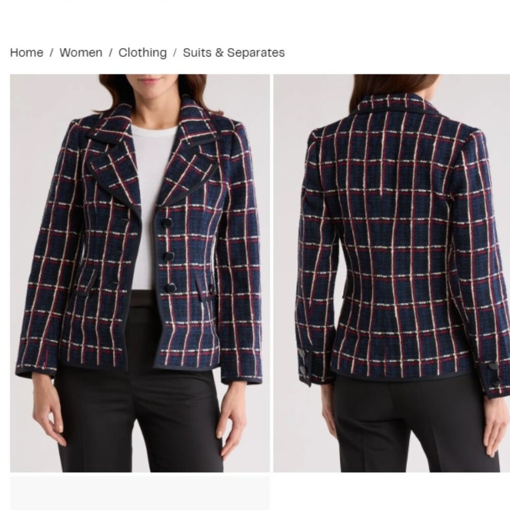 FAVORITE DAUGHTER ! The Classic Tweed Jacket In Potenza Tweed (UK/6)